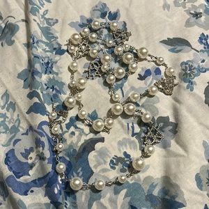 Really long petal heart necklace